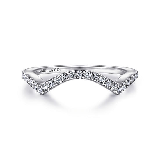 Gabriel - 14K White Gold   Matching Wedding Band