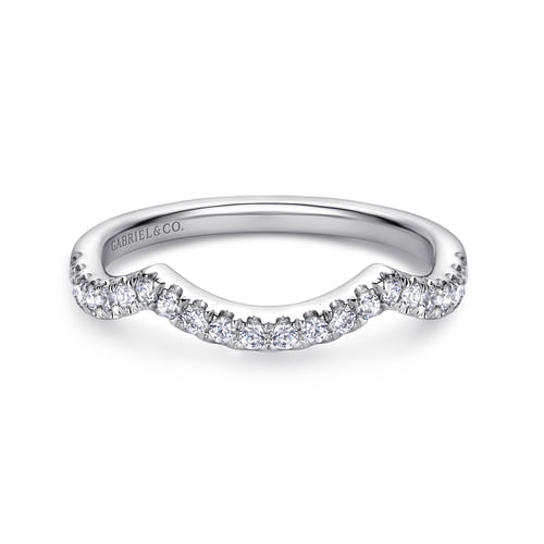 14K White Gold   Matching Wedding Band