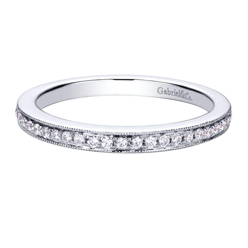 14K White Gold   Matching Wedding Band
