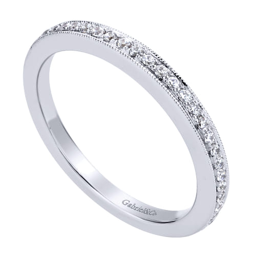 14K White Gold   Matching Wedding Band