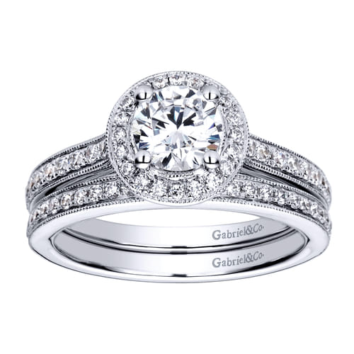 14K White Gold   Matching Wedding Band
