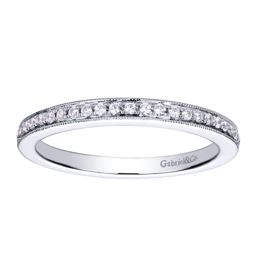 14K White Gold   Matching Wedding Band