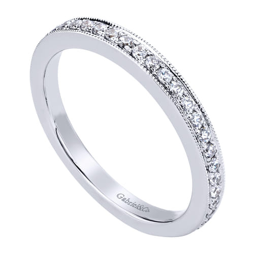 14K White Gold   Matching Wedding Band