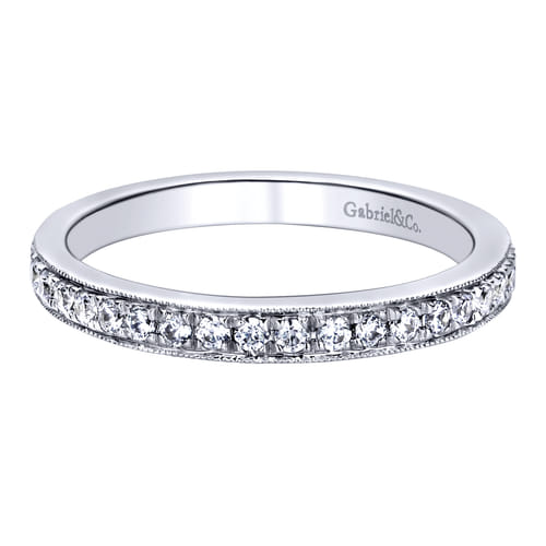 14K White Gold   Matching Wedding Band