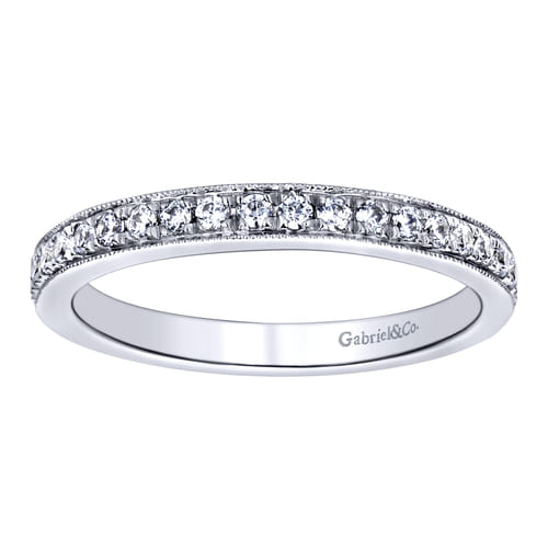 14K White Gold   Matching Wedding Band