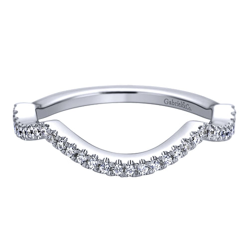 14K White Gold   Matching Wedding Band