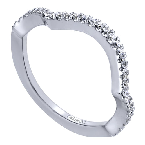 14K White Gold   Matching Wedding Band