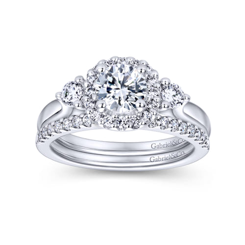 14K White Gold Matching Wedding Band 14K White Gold Matching Wedding Band