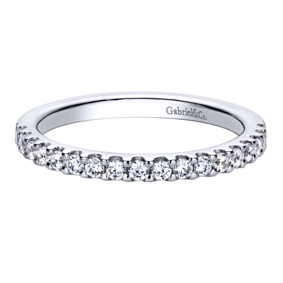 Gabriel - 14K White Gold   Matching Wedding Band