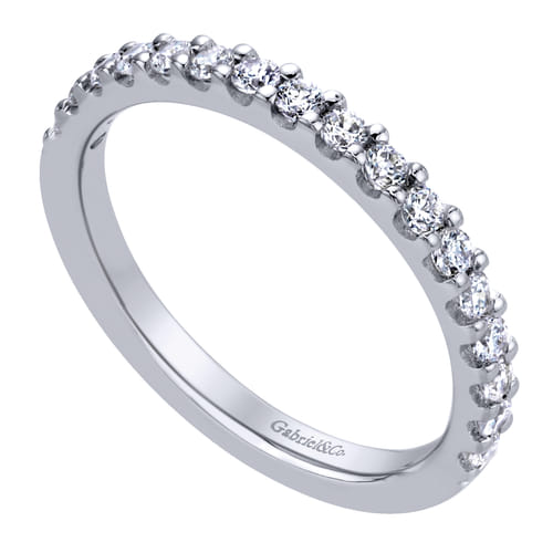 14K White Gold   Matching Wedding Band