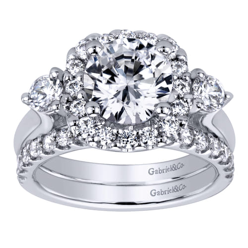 14K White Gold   Matching Wedding Band