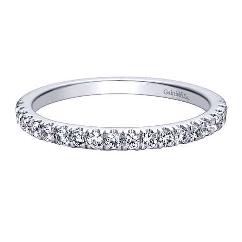 14K White Gold   Matching Wedding Band