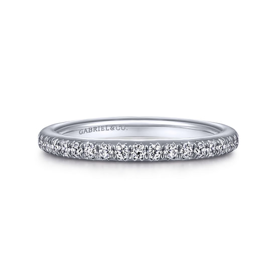 Gabriel - 14K White Gold   Matching Wedding Band