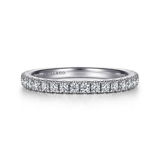 Gabriel - 14K White Gold   Matching Wedding Band