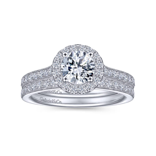 14K White Gold   Matching Wedding Band