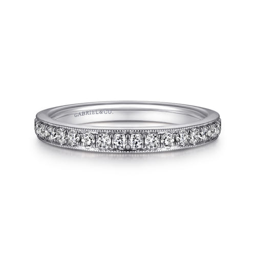 14K White Gold   Matching Wedding Band