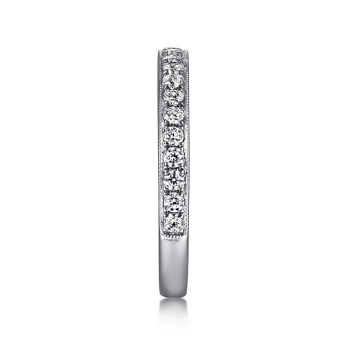 14K White Gold   Matching Wedding Band