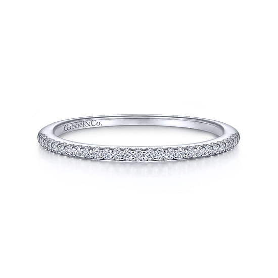 Gabriel - 14K White Gold   Matching Wedding Band