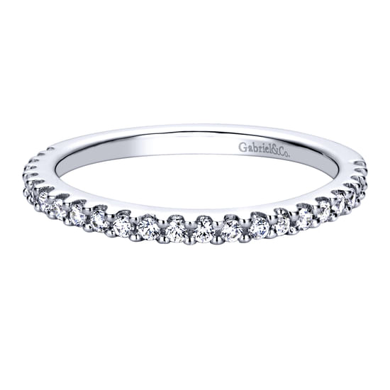 Gabriel - 14K White Gold   Matching Wedding Band