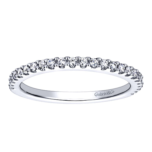 14K White Gold   Matching Wedding Band