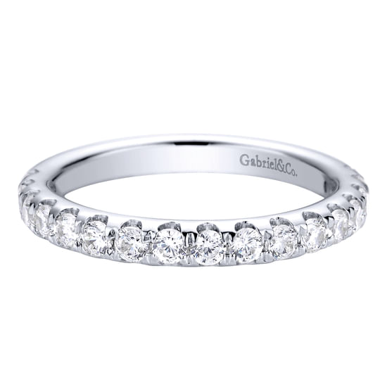 Gabriel - 14K White Gold   Matching Wedding Band