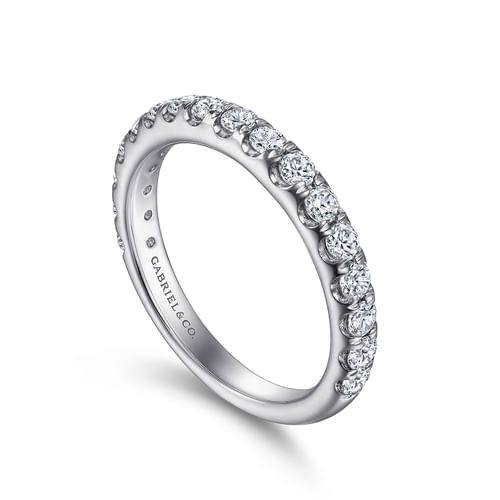 14K White Gold   Matching Wedding Band