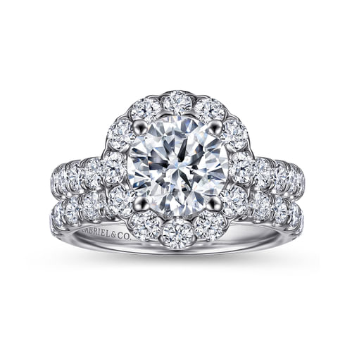 14K White Gold   Matching Wedding Band