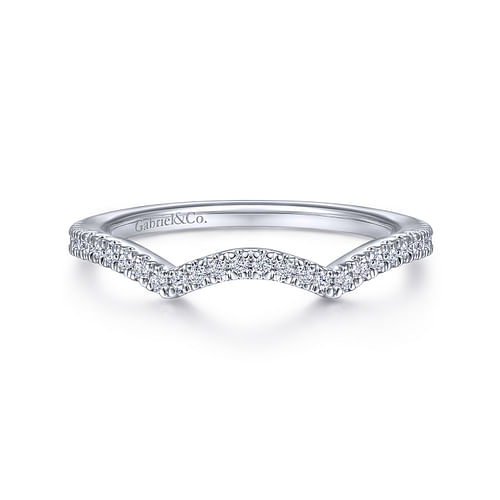 14K White Gold   Matching Wedding Band