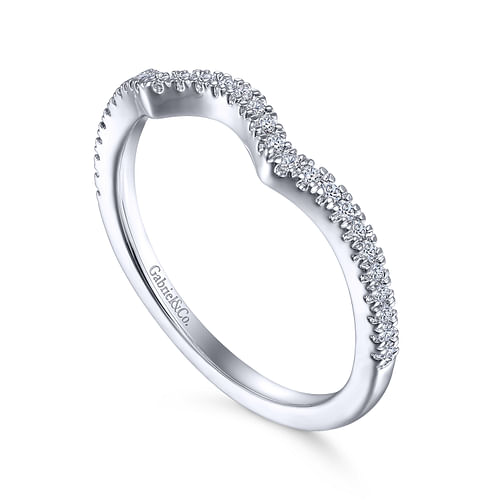 14K White Gold   Matching Wedding Band