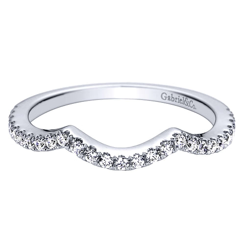 14K White Gold   Matching Wedding Band