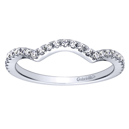 14K White Gold   Matching Wedding Band