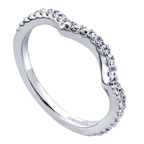 14K White Gold   Matching Wedding Band
