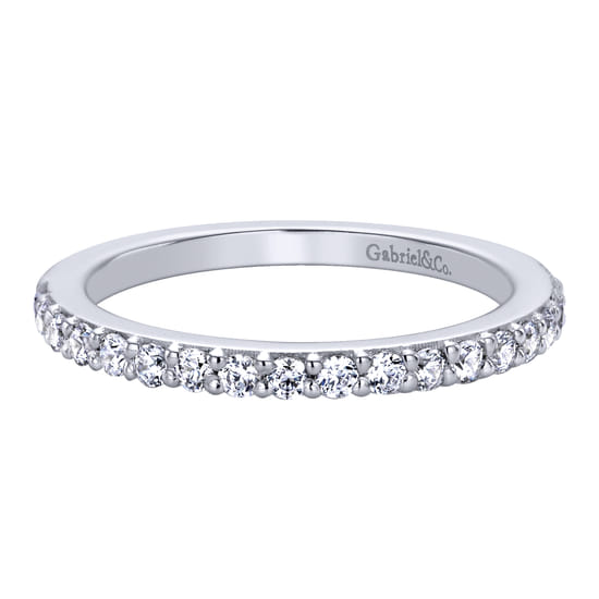 Gabriel - 14K White Gold Matching Wedding Band Gabriel - 14K White Gold Matching Wedding Band