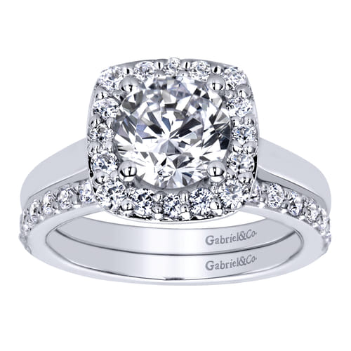 14K White Gold   Matching Wedding Band
