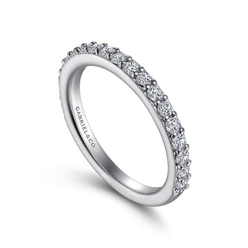 14K White Gold   Matching Wedding Band