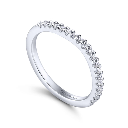 14K White Gold   Matching Wedding Band