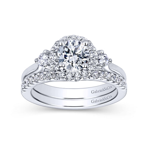 14K White Gold   Matching Wedding Band