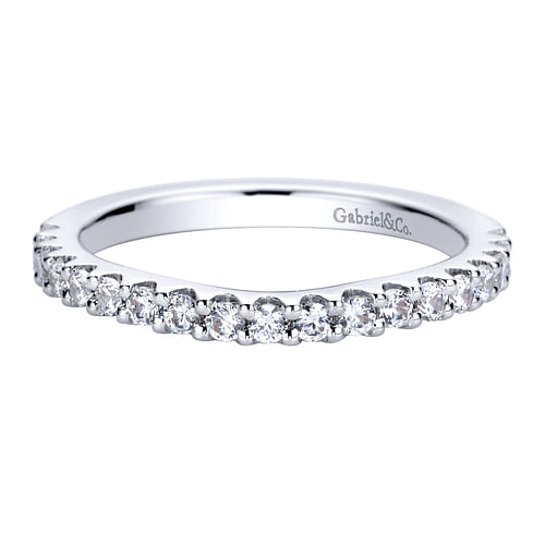 14K White Gold   Matching Wedding Band
