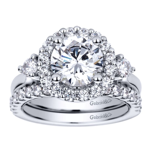 14K White Gold   Matching Wedding Band
