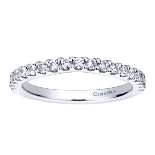 14K White Gold   Matching Wedding Band