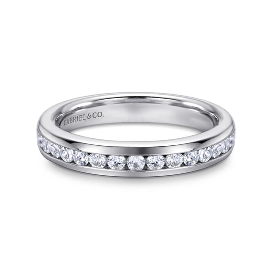 Gabriel - 14K White Gold   Matching Wedding Band