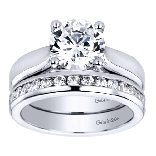 14K White Gold   Matching Wedding Band