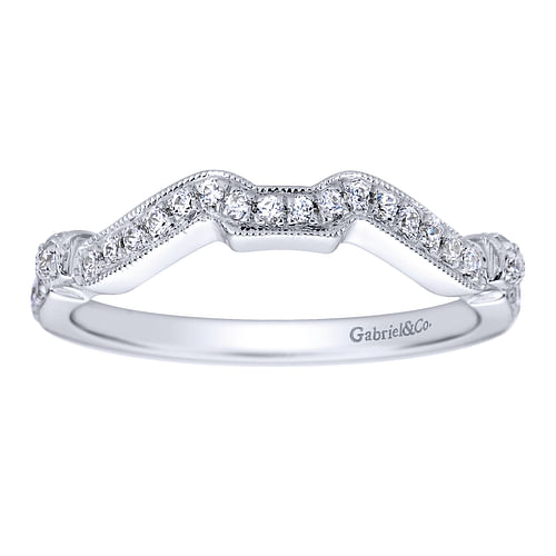 14K White Gold   Matching Wedding Band