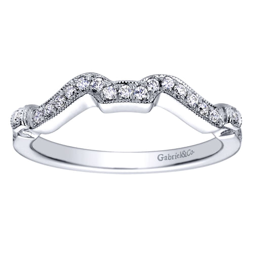 14K White Gold   Matching Wedding Band