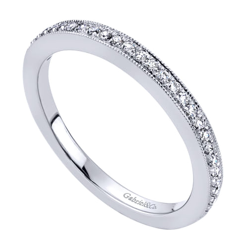 14K White Gold   Matching Wedding Band
