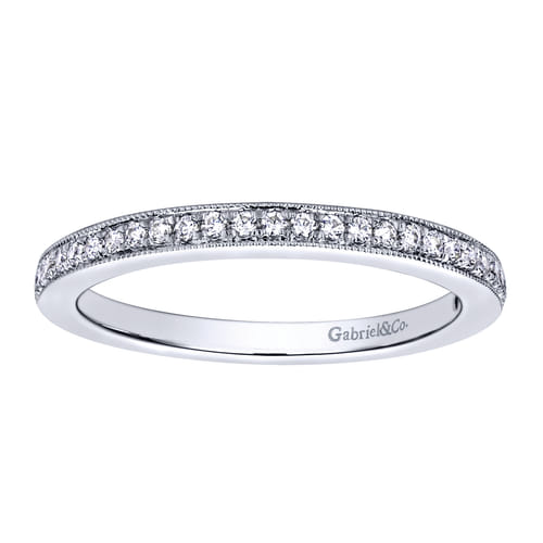 14K White Gold   Matching Wedding Band