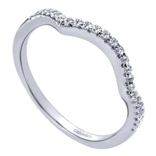 14K White Gold   Matching Wedding Band