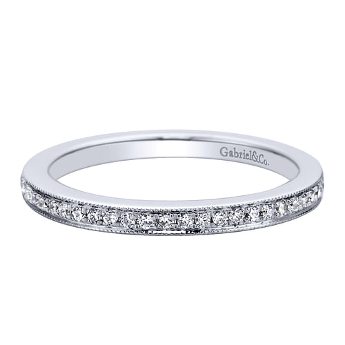 14K White Gold   Matching Wedding Band