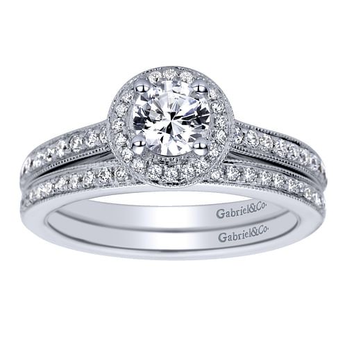 14K White Gold   Matching Wedding Band