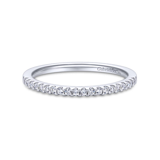 Gabriel - 14K White Gold   Matching Wedding Band